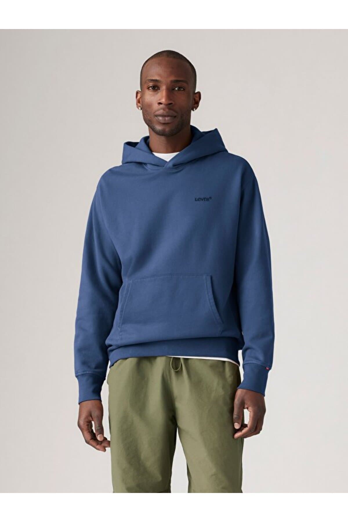 سویشرت لیوایز مردانه پلی استر آبی راسته Regular/رگولار Regular/رگولار | Levi’s A843500200