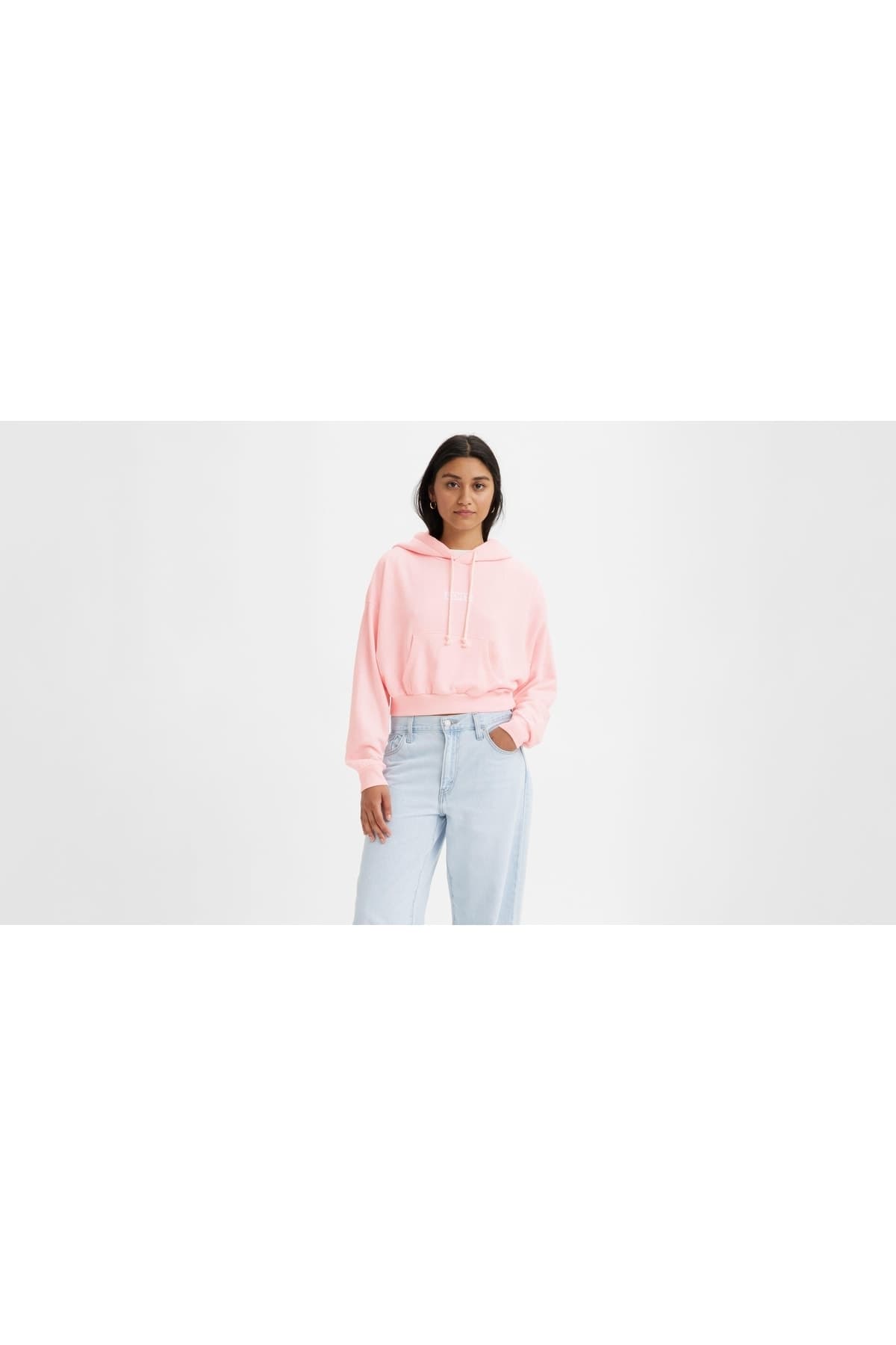 سویشرت لیوایز مردانه پنبه-پلی استر صورتی راسته Regular/رگولار Regular/رگولار Daily/روزانه | Levi’s A2642-0003 — تصویر ۳