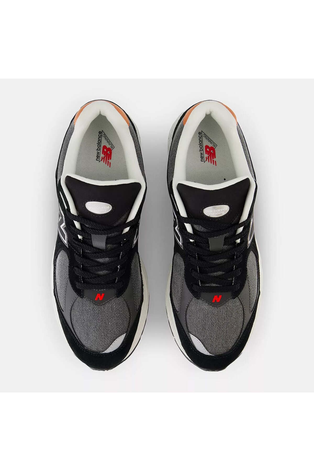 کفش اسنیکر نیو بالانس زنانه پارچه مشکی بیسیک راسته اسپرت | New Balance M2002REB VN — تصویر ۳
