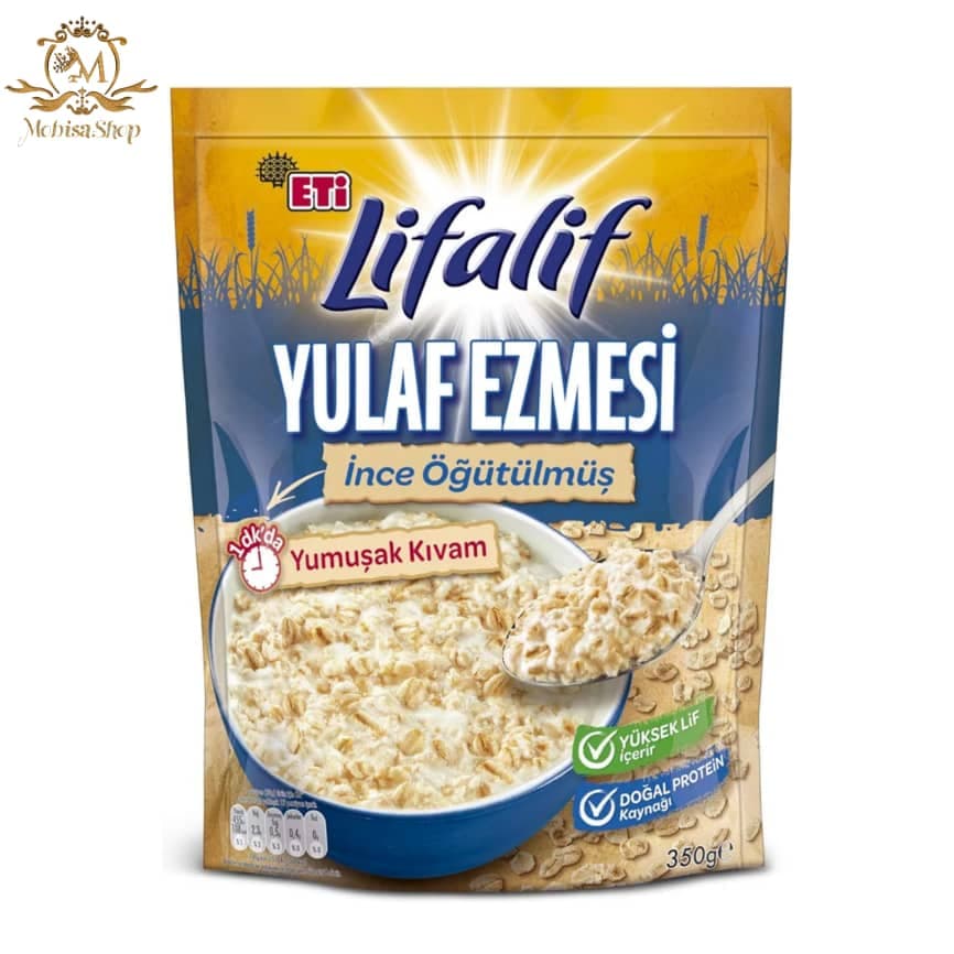 بلغور جو دو سر اتی لیفالیف Eti Lifalif وزن 350 گرم