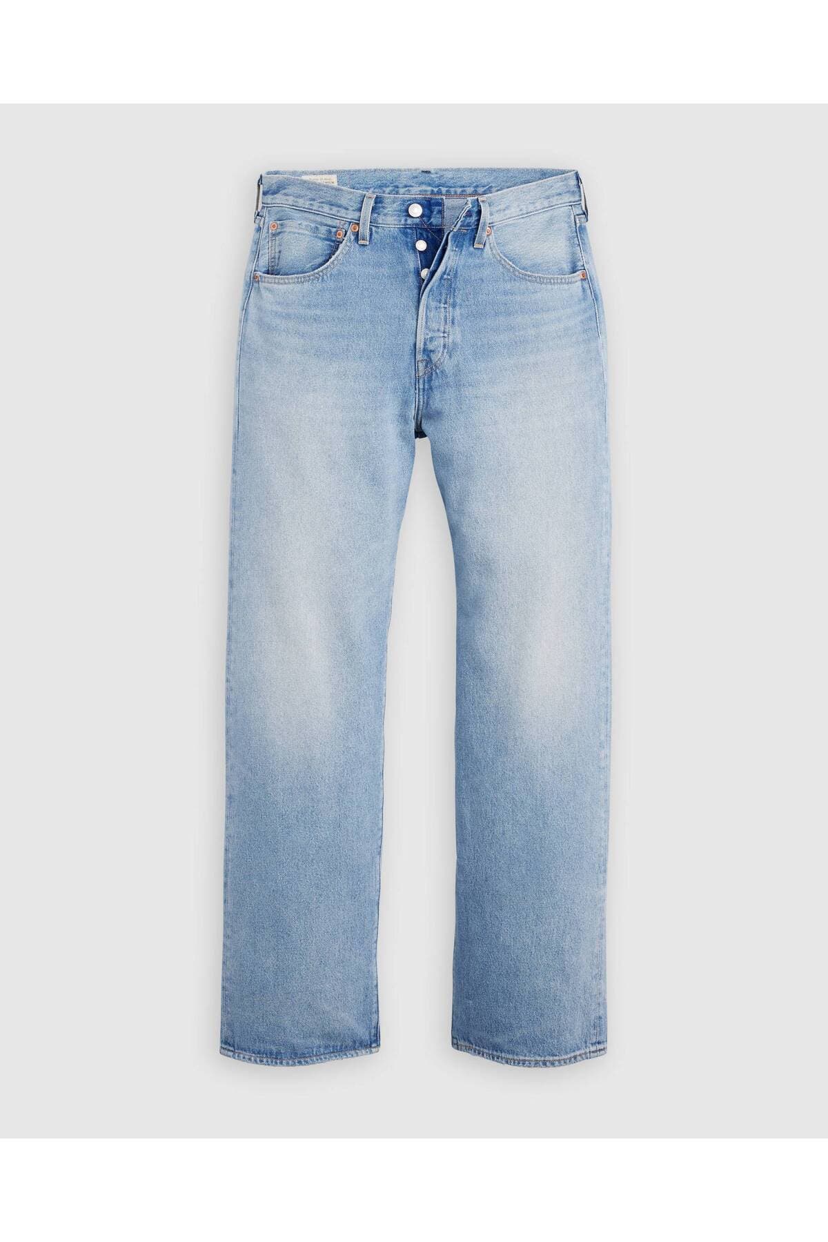 شلوار جین لیوایز مردانه پاموک آبی راسته Regular/رگولار فاق نرمال Loose / لش کژوال/روزمره | Levi’s 0057U00090 PK — تصویر ۲