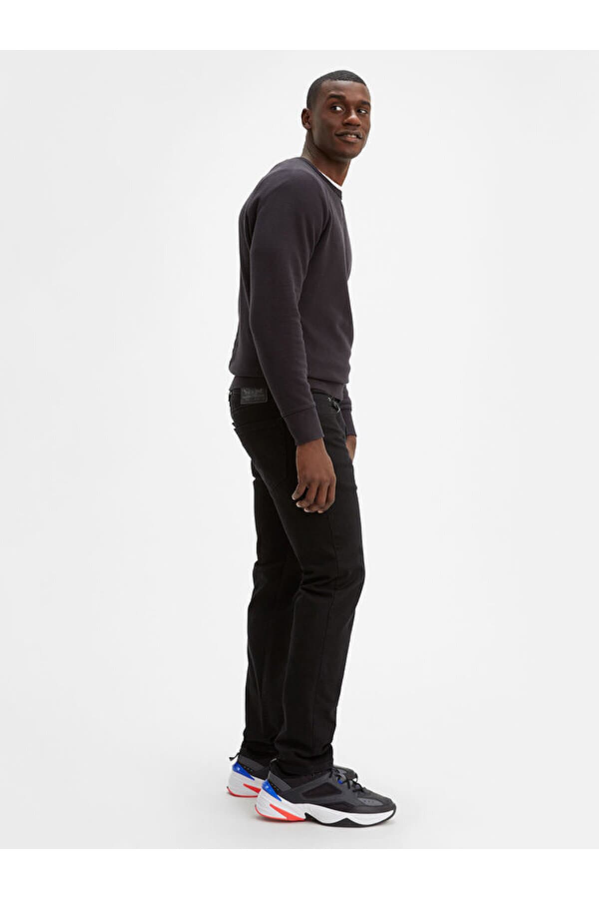 شلوار جین لیوایز مردانه جین مشکی بیسیک راسته Slim Fit/اسلیم فیت فاق نرمال Slim/اسلیم فیت Daily/روزانه | Levi’s A208800060