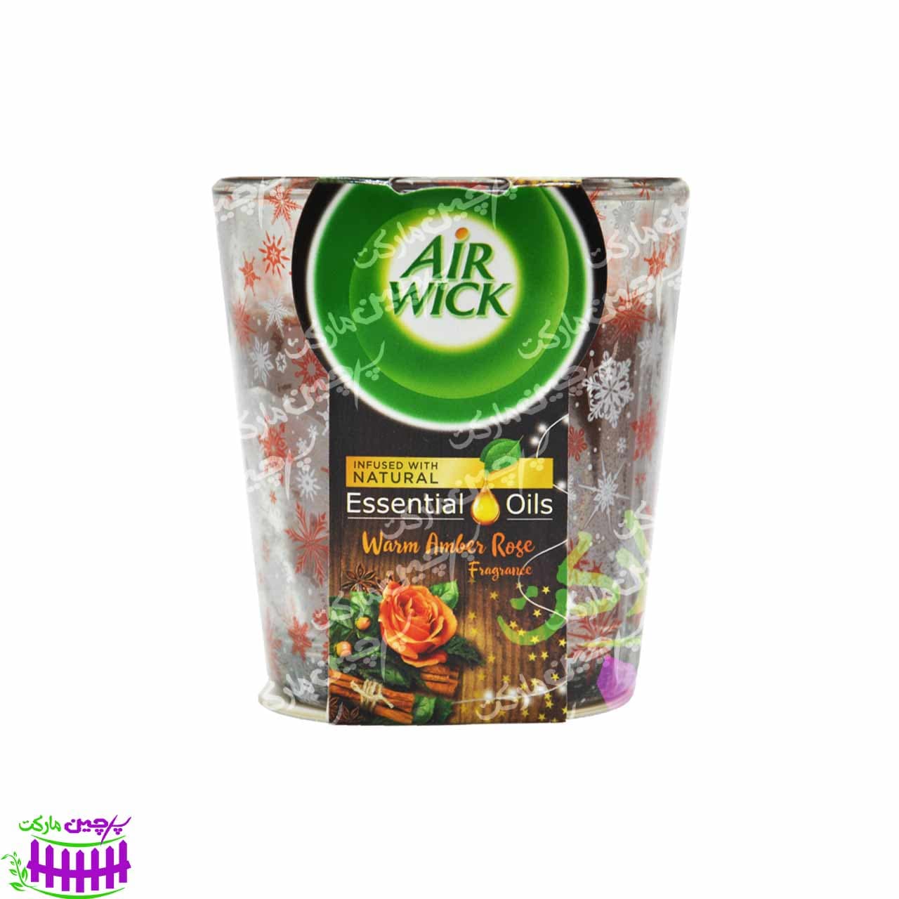 شمع عطری رایحه گل رز 105 گرم ایرویک – airwick