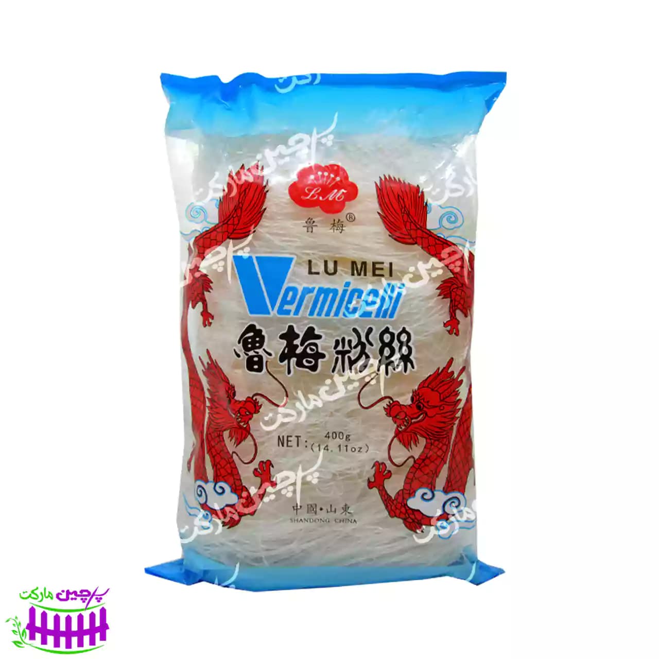 نودل ورمیشل نخود سبز و ماش 400 گرم لومی – LuMei