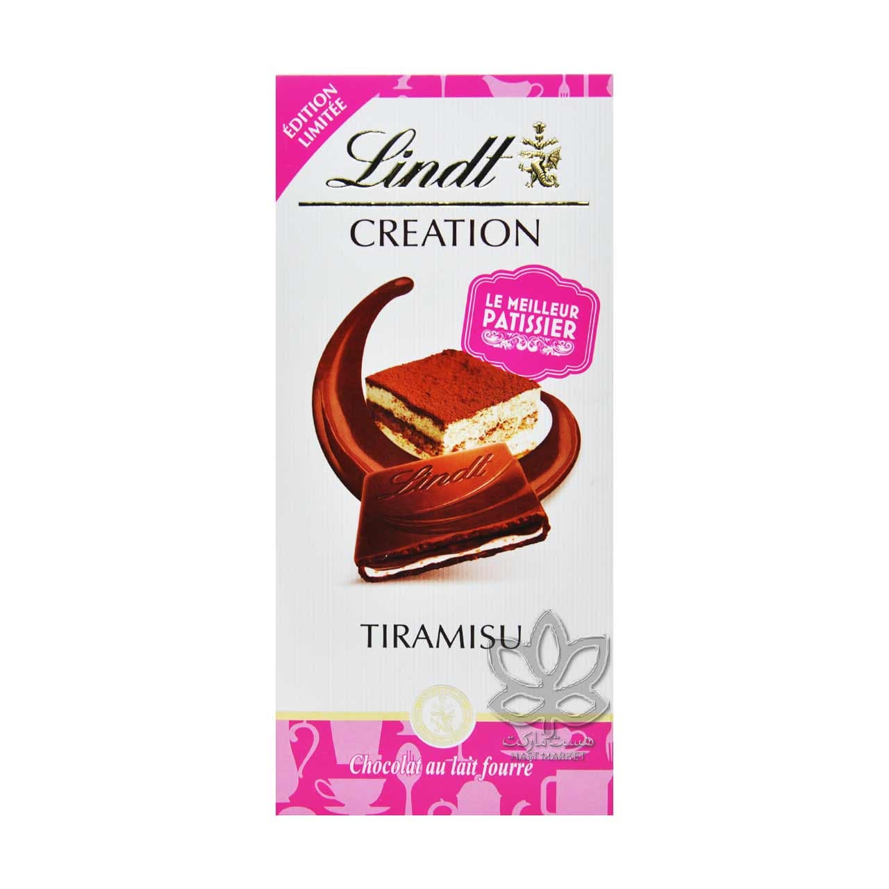 شکلات شیری با کرم تیرامیسو 150 گرم کرییشن لینت – lindt — تصویر ۲