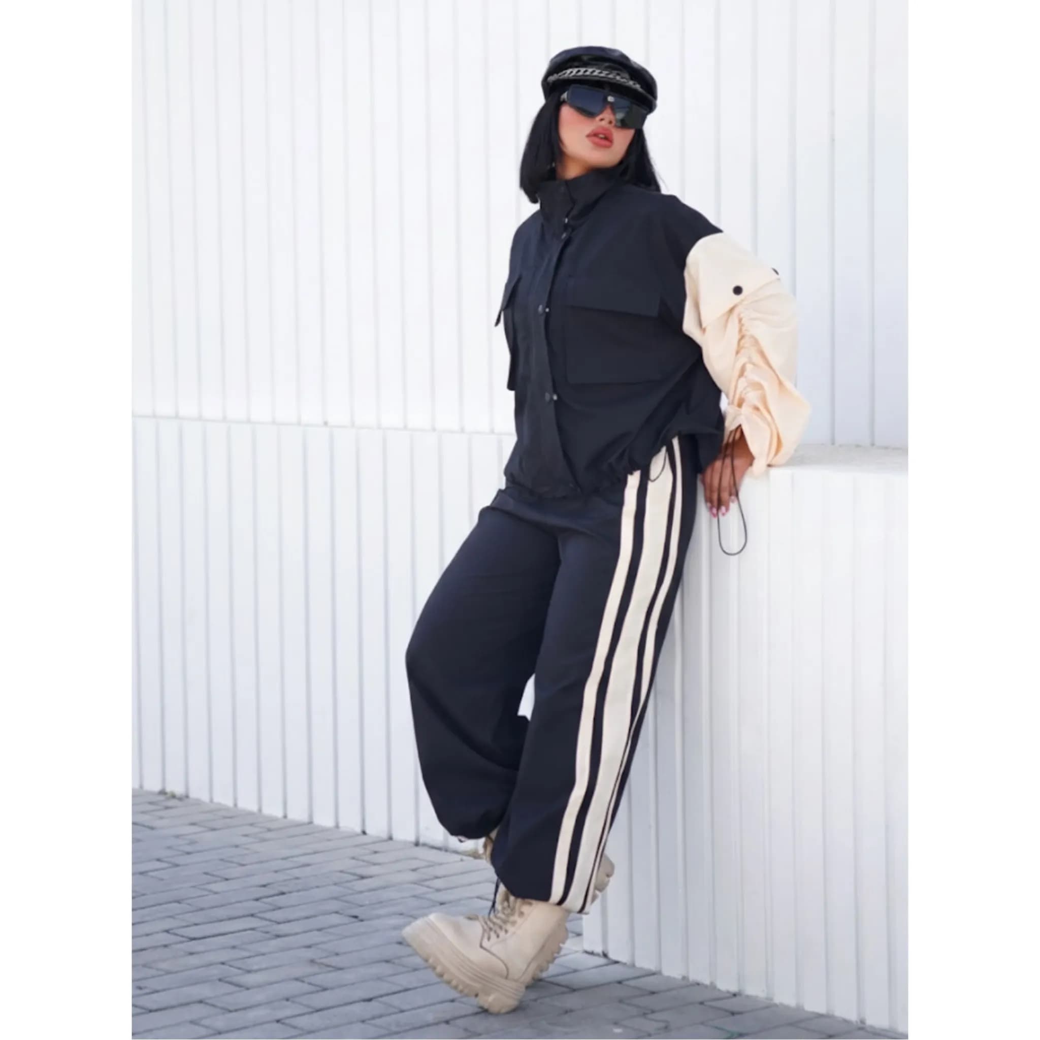 ست دخترانه طرح دار سويشرت شلوار — تصویر ۳
