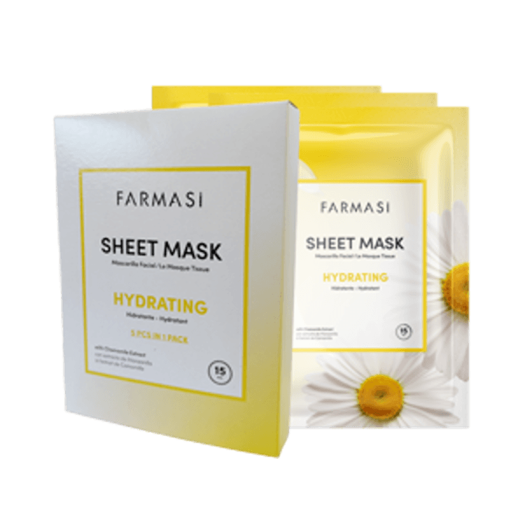 ماسک ورقه ایی 5تایی آبرسان بابونه فارماسی