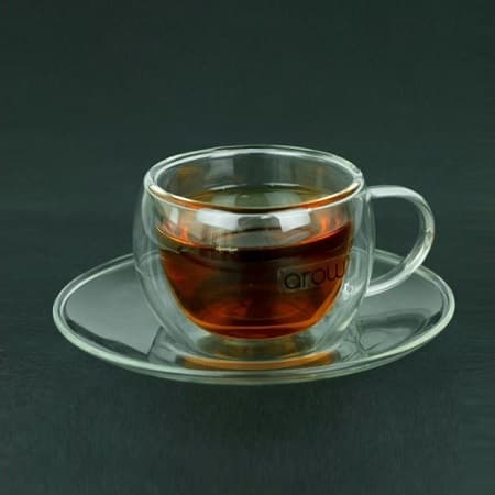 ست قهوه خوری پیرکس دو جداره 2 نفری AROW-1692