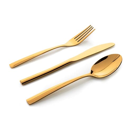 سرویس قاشق چنگال طلایی 6 نفره اوزلایف ozlife-36p