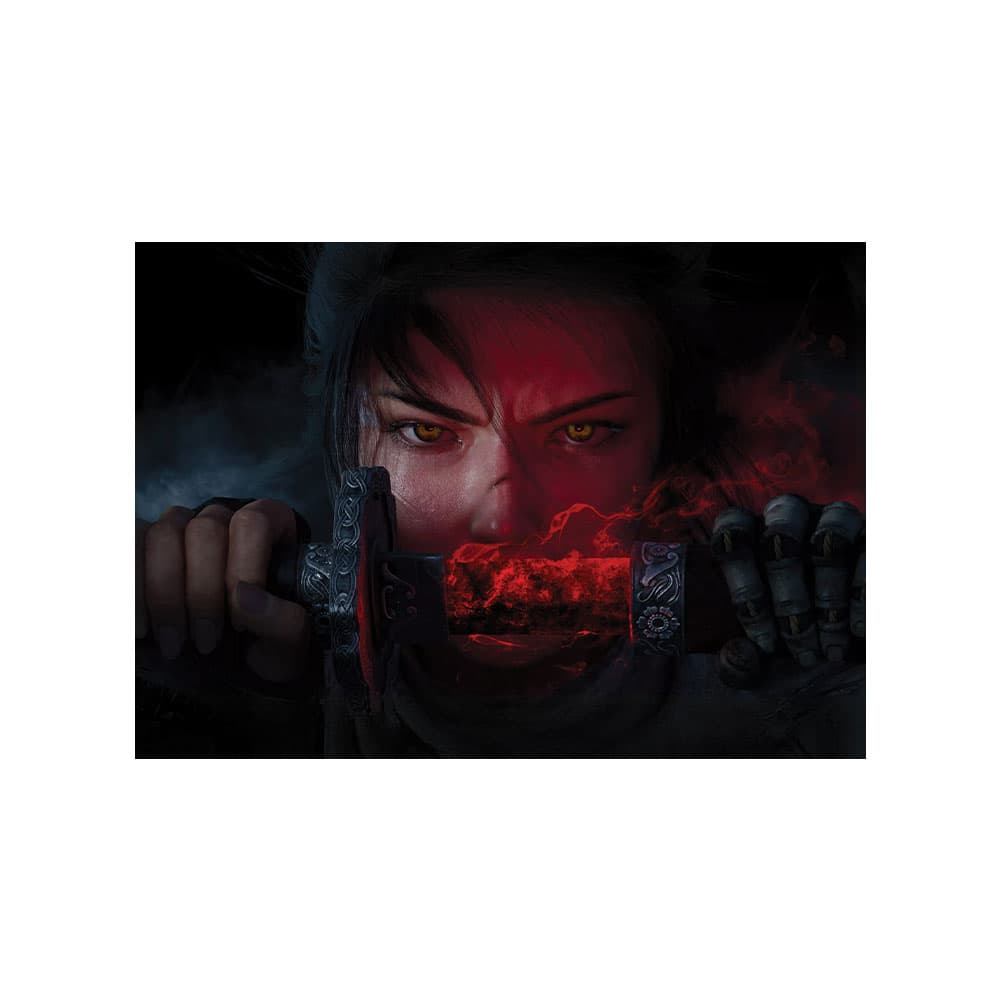 متال پوستر پیکد طرح Warrior Girl Sword Sekiro کد PCD-MB1289