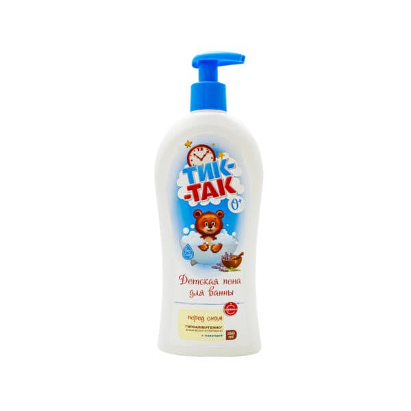 فوم حمام کودک Tik-Tak با رایحه اسطوخودوس 350 میل