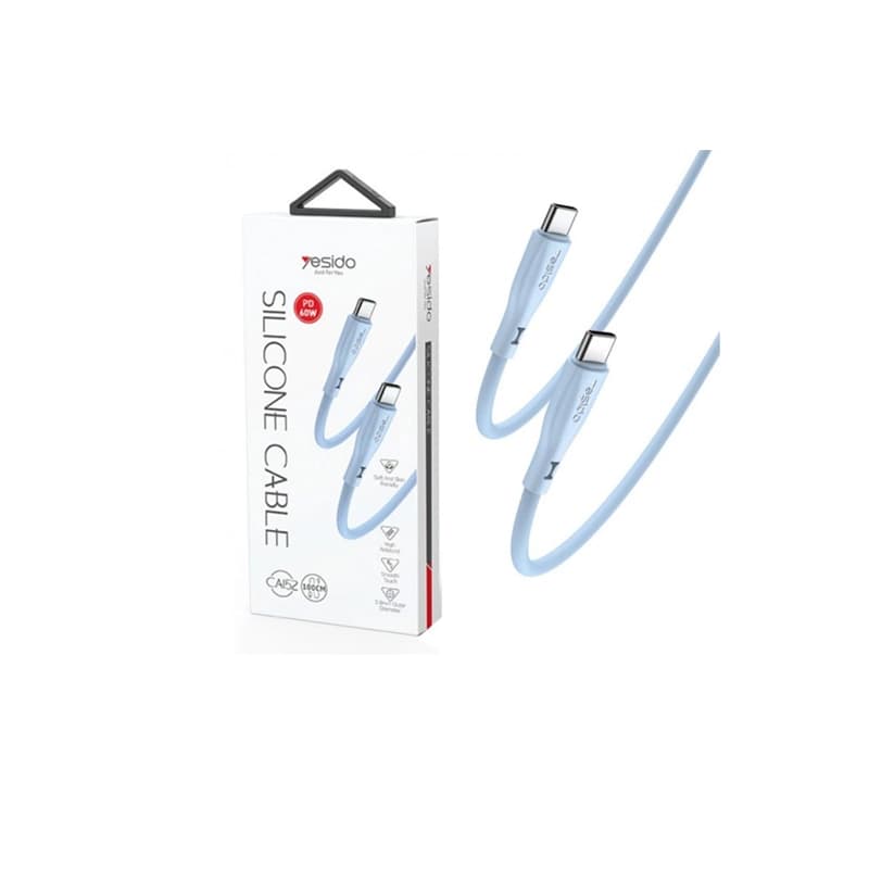 کابل دوسر تایپ سی YESIDO CA152 60W