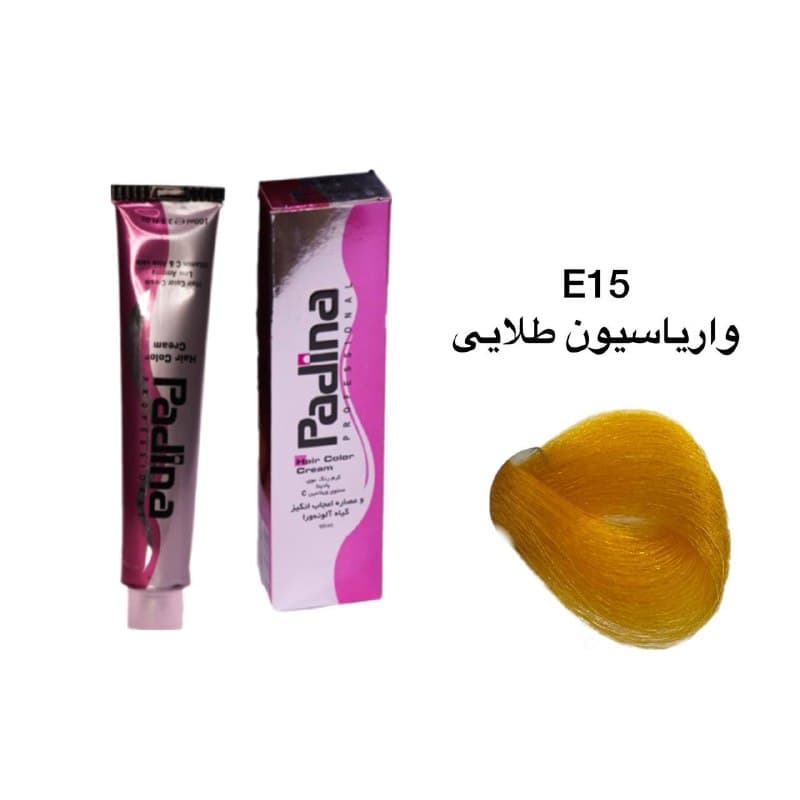 رنگ موی پادینا E15