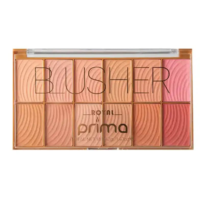 رژگونه دوازده رنگ رویال پریما Prima