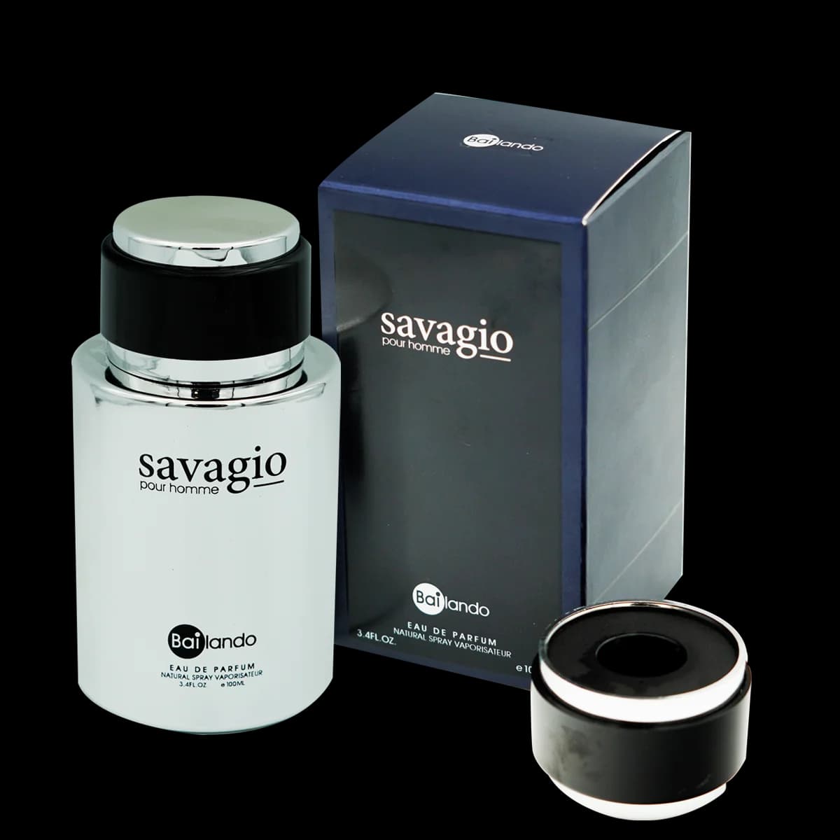 ادو پرفیوم مردانه بایلندو مدل ساواجیو Savagio حجم 100 میلی لیتر — تصویر ۴