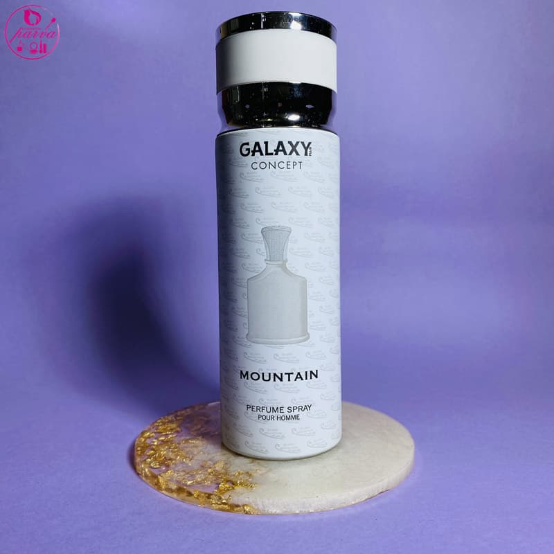 اسپری خوشبو کننده بدن مردانه گلکسی Galaxy MOUNTAIN — تصویر ۲