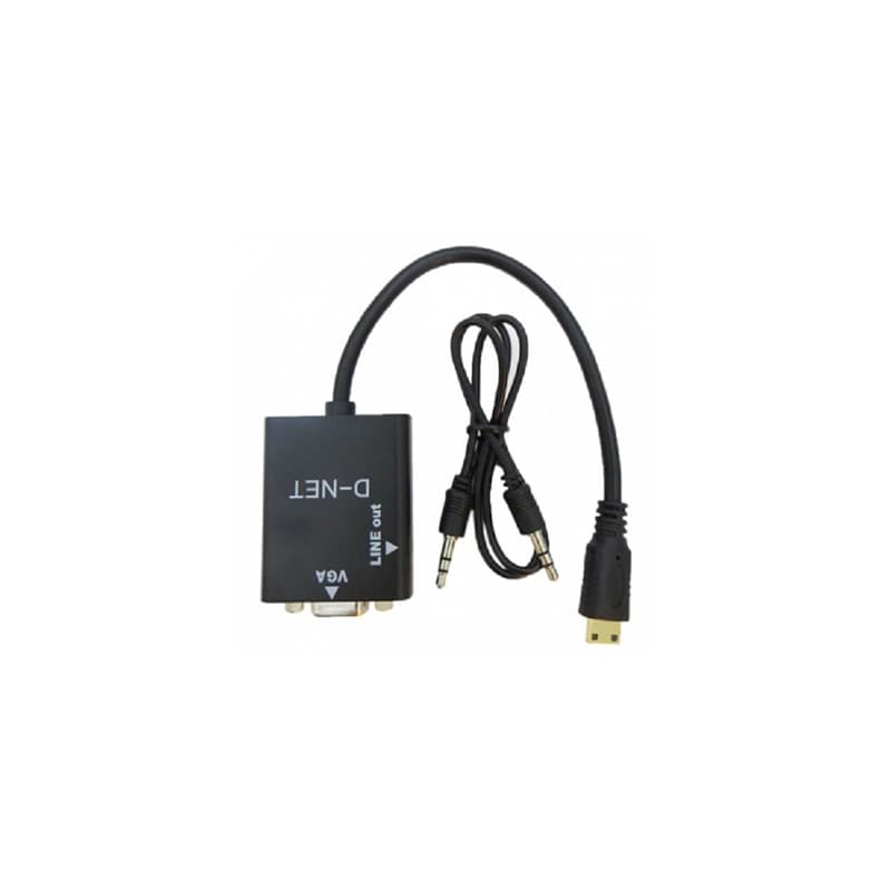 تبدیل D-NET MINI HDMI TO VGA