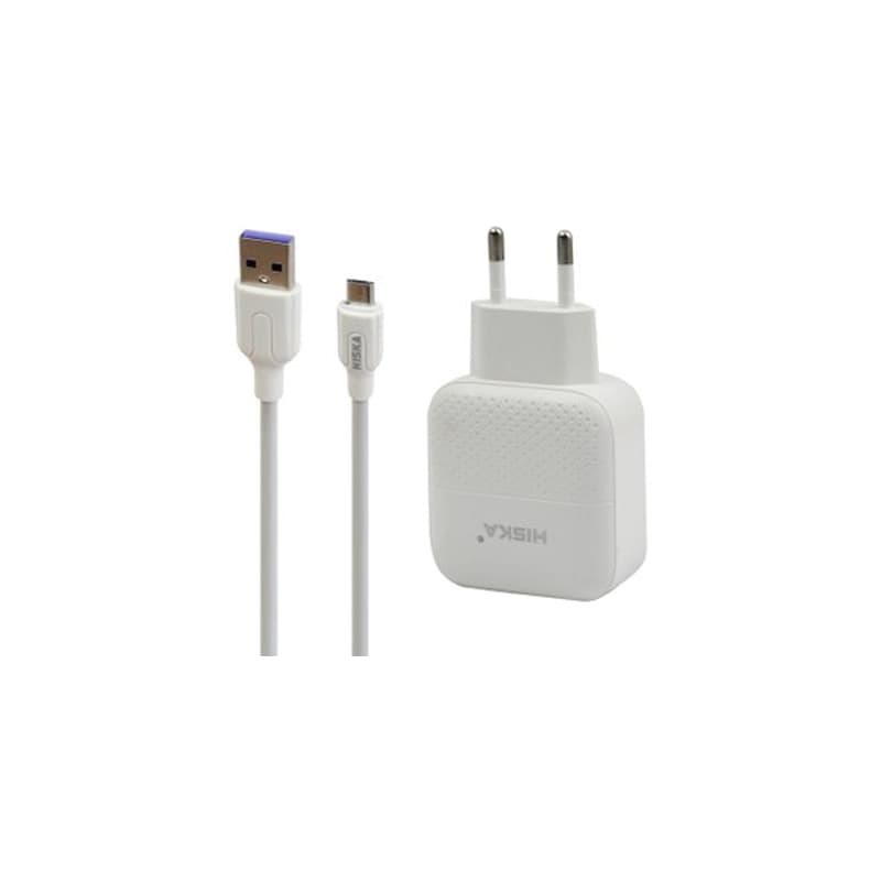 شارژر فست با کابل میکرو HISKA H111Q
