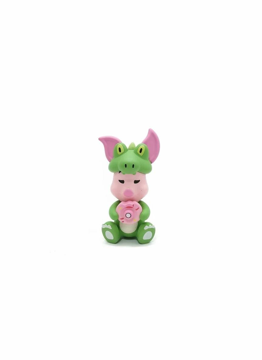 🧸 فیگور فانتزی خرس پو با لباس‌های کارتونی (Winnie the Pooh Mini Figure Set) — تصویر ۳