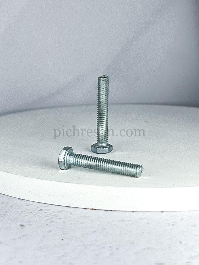 پیچ آهنی گالوانیزه 25*8 میلیمتر بسته 250عددی