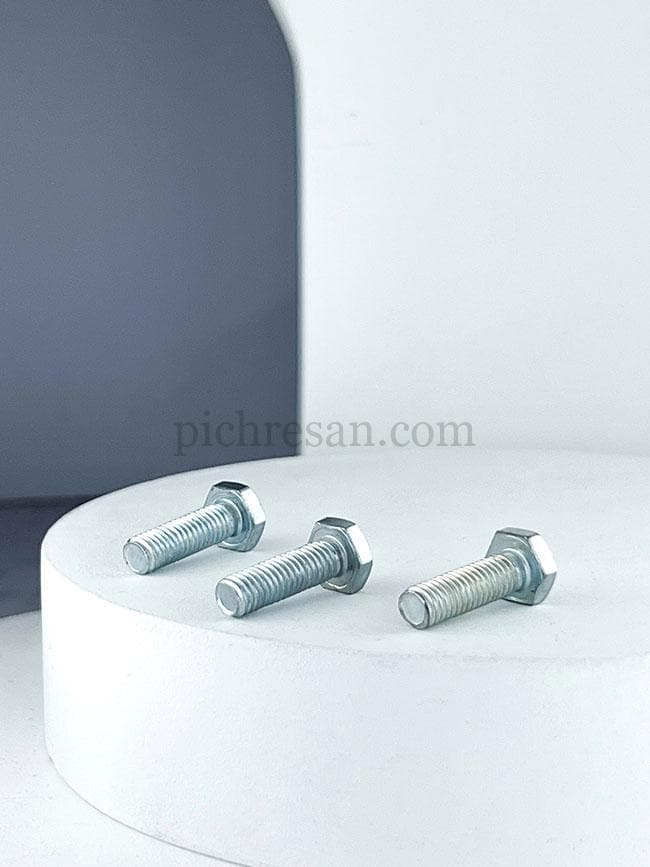 پیچ آهنی گالوانیزه 15*8 میلیمتر بسته 250عددی — تصویر ۳