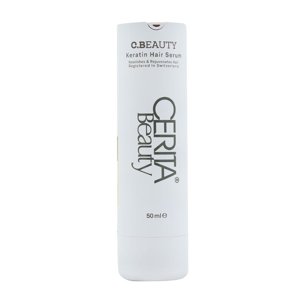 سرم تقویت کننده تار مو حاوی ویتامین E و کراتین سریتا بیوتی CERITA BEAUTY KERATIN HAIR SERUM
