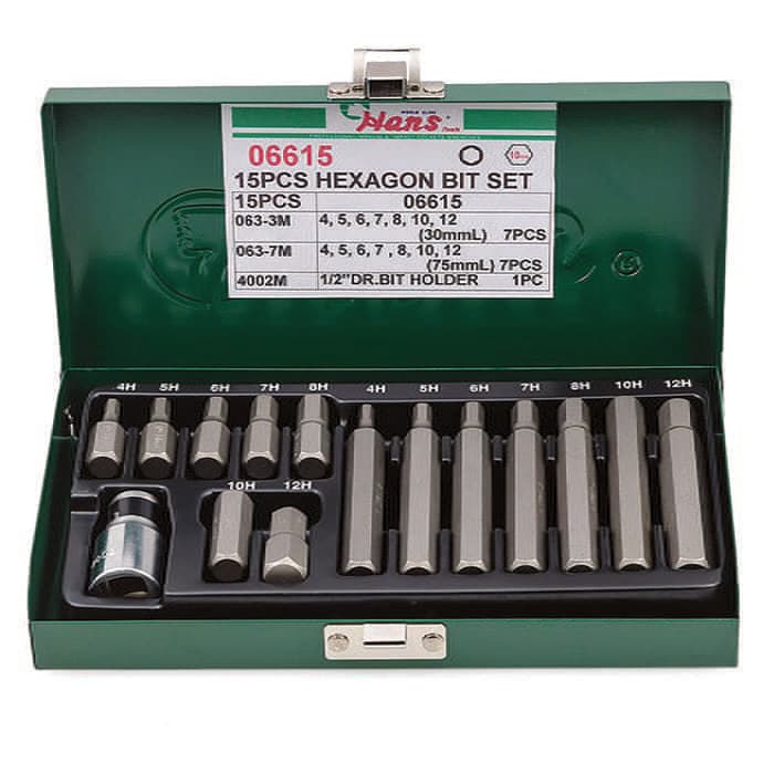 جعبه بیت شش گوش هنس 15 پارچه مدل SLP-15