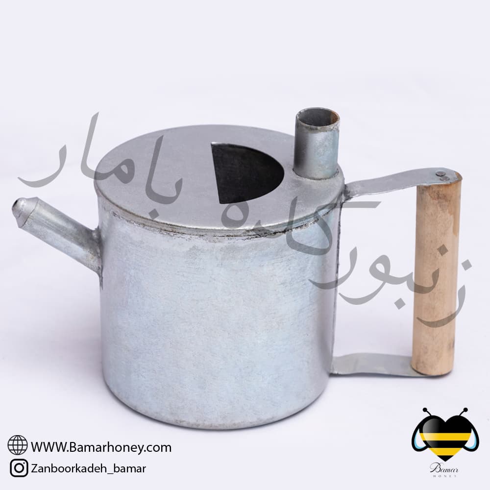 قوری موم ریز استیل و گالوانیزه مخصوص موم دوزی قاب زنبور عسل