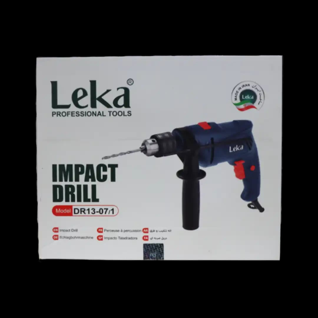 دریل 13 میلیمتر چکشی 710 وات لکا مدل DR13-07/1 — تصویر ۲