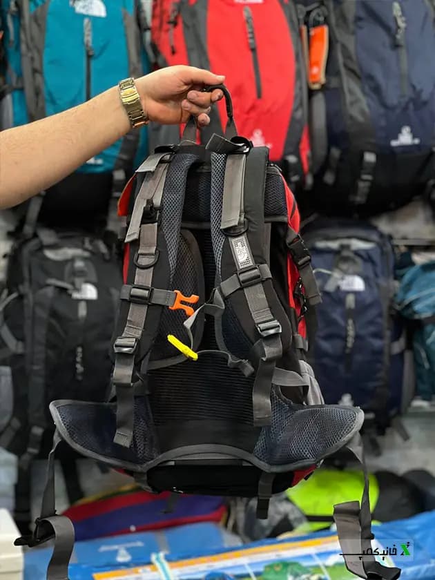 کوله پشتی کوهنوردی نورث فیس 40 لیتری مدل الکترون — تصویر ۳