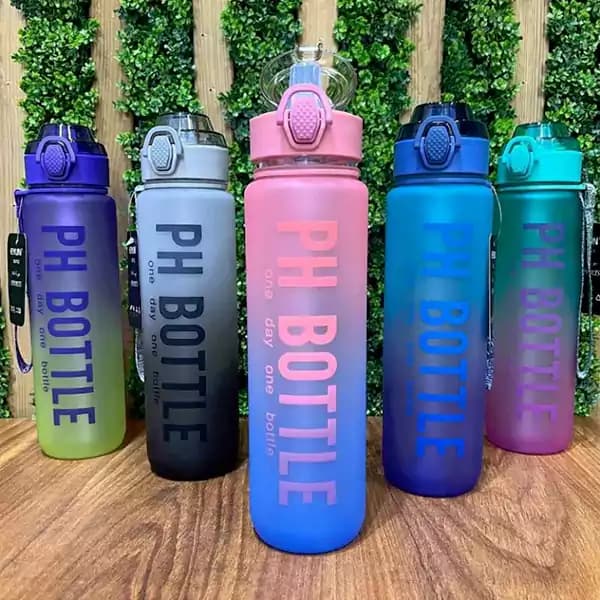 قمقمه ورزشی ph bottle برند EYUN یک لیتری — تصویر ۲