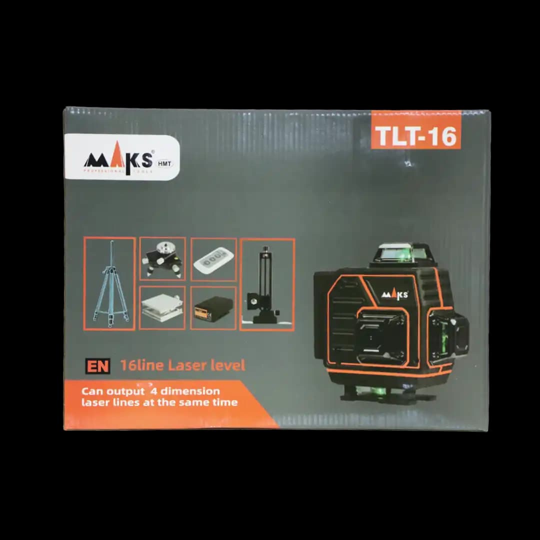 تراز لیزری 4 بعدی 16 خط پایه دار مکث (مکس) مدل TLT-16 — تصویر ۳