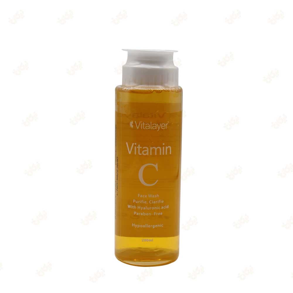 ژل شستشو صورت ویتامین سی ویتالیر 200ml