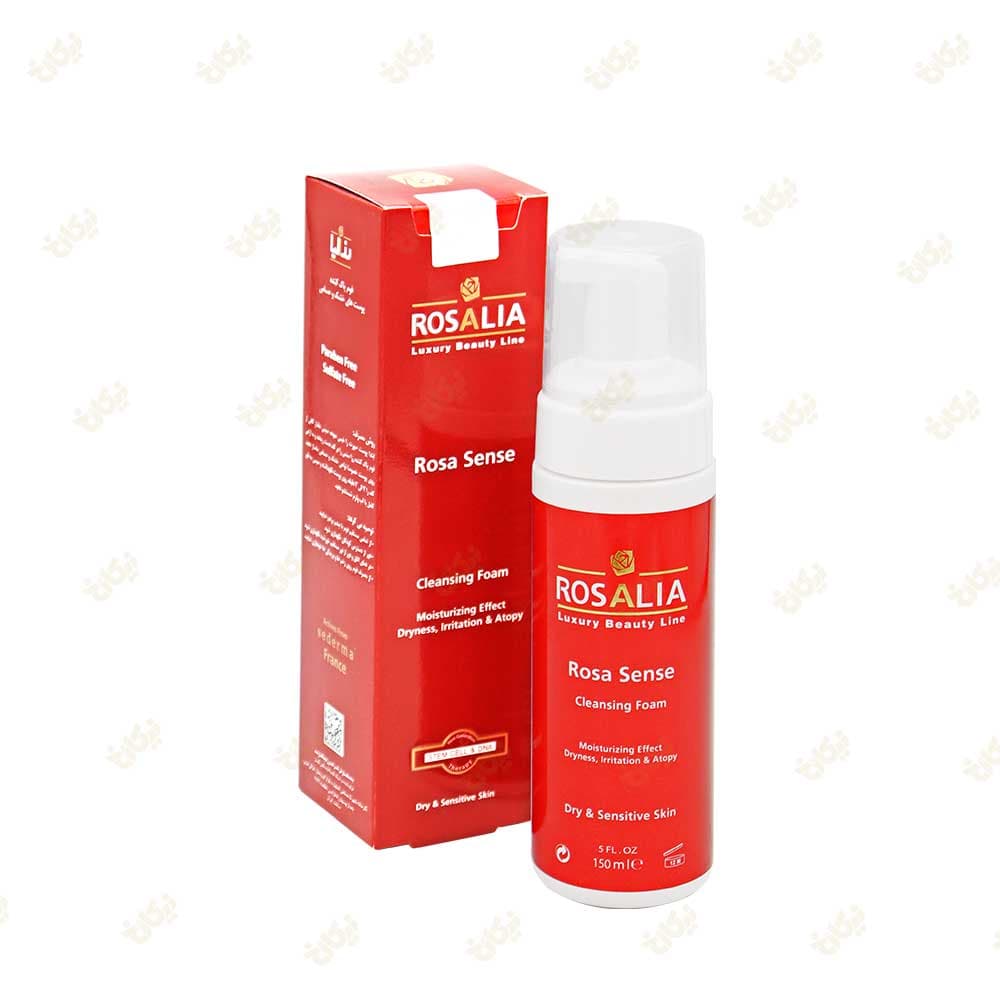 فوم پاک کننده پوست حساس و خشک رزاسنس رزالیا 150ml