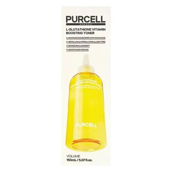 تونر روشن‌کننده ویتامین و گلوتاتیون پورسل Purcell — تصویر ۴