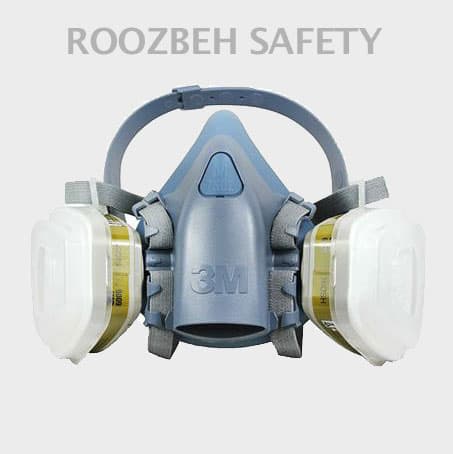 ماسک نیم صورت ،تری ام با فیلتر شیمیایی اصل پد وقاب،مدل 37082-7502 — تصویر ۲