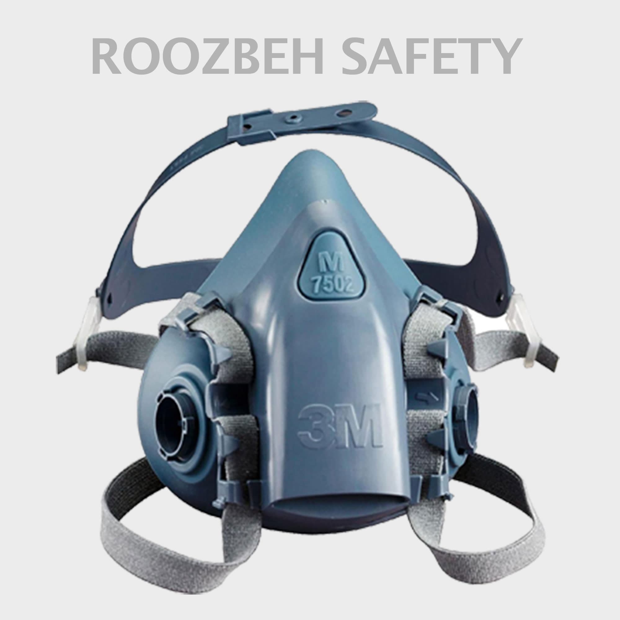 ماسک نیم صورت ،تری ام با فیلتر شیمیایی اصل پد وقاب،مدل 37082-7502