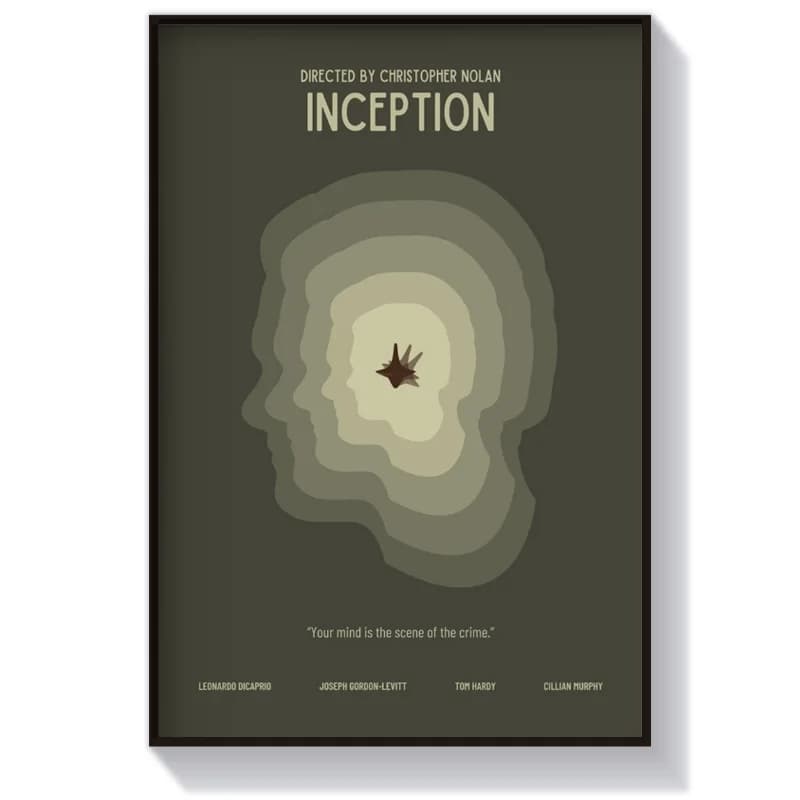 تابلو و پوستر سینمایی مدل فیلم inception
