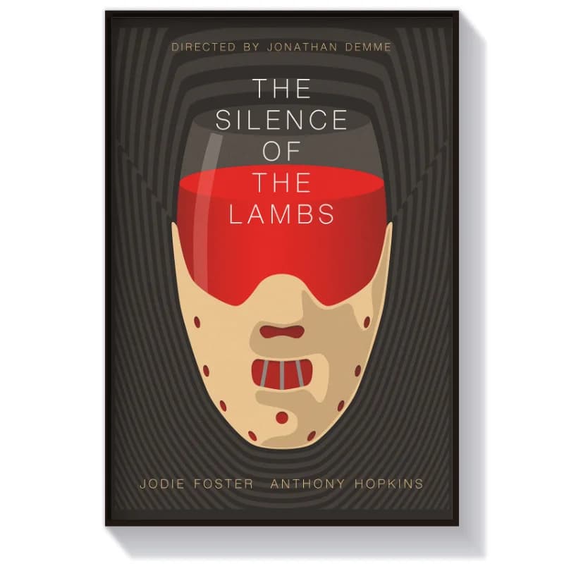 تابلو و پوستر سینمایی طرح فیلم The Silence of the Lambs