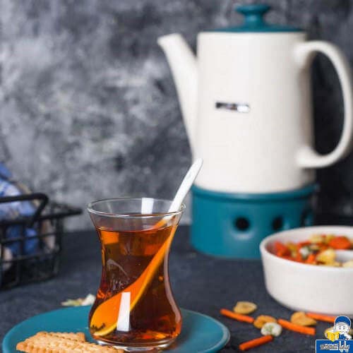 سرویس صبحانه خوری آی سرام مدل پیزا رنگ آبی تیره — تصویر ۳