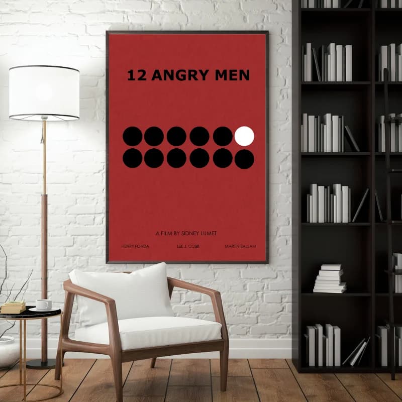 تابلو و پوستر سینمایی طرح فیلم 12 Angry Men — تصویر ۳