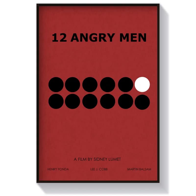 تابلو و پوستر سینمایی طرح فیلم 12 Angry Men — تصویر ۲