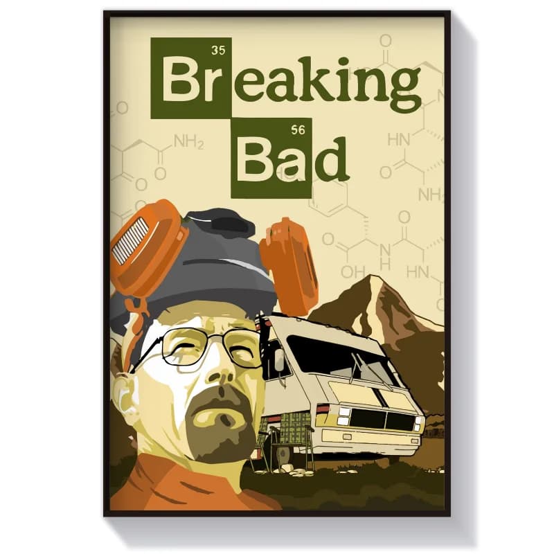 تابلو و پوستر سینمایی سریال Breaking Bad