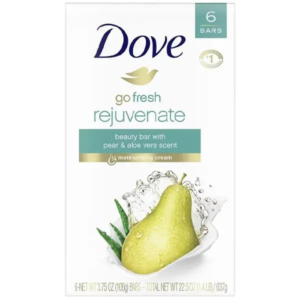 صابون داو مرطوب کننده Go Fresh بسته 6 عددی — تصویر ۲