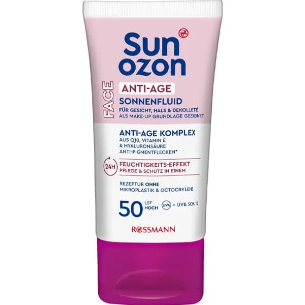فلوئید ضد آفتاب ضد پیری با SPF 50 سان اوزون