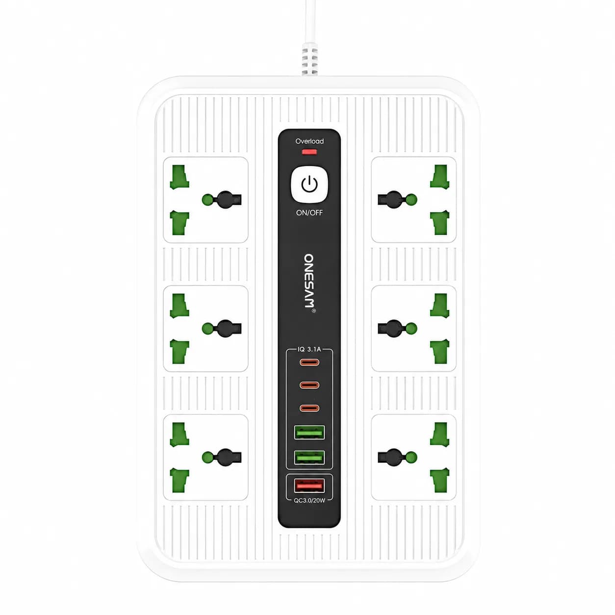 چندراهی پاورسوکت Onesam مدل OS-U17 توان 3000W