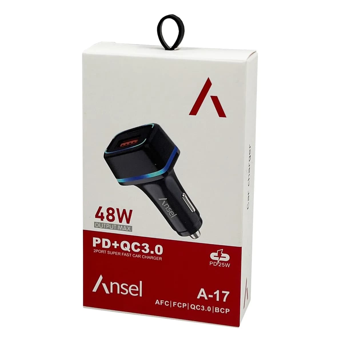شارژر فندکی 48W ANSEL مدل A-17 — تصویر ۲