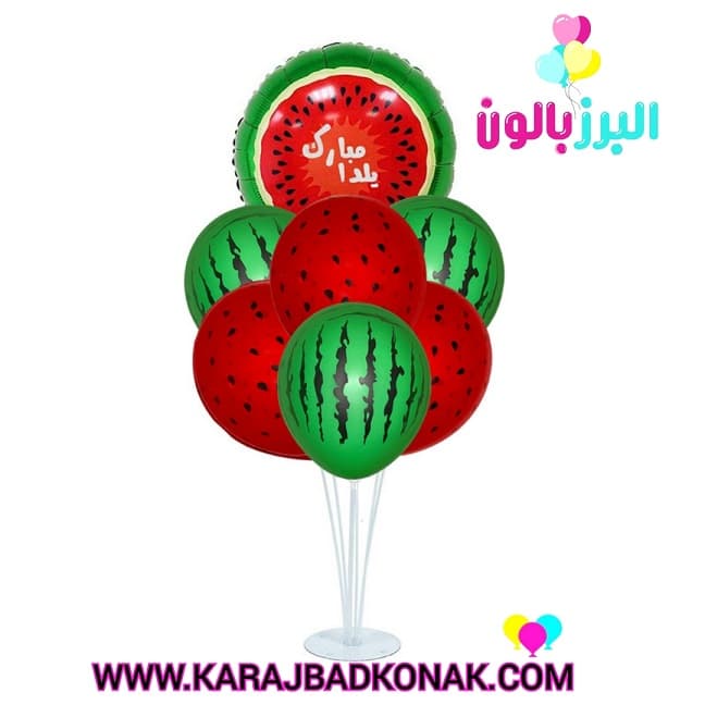 استند بادکنک 7 شاخه طرح شب یلدا — تصویر ۲