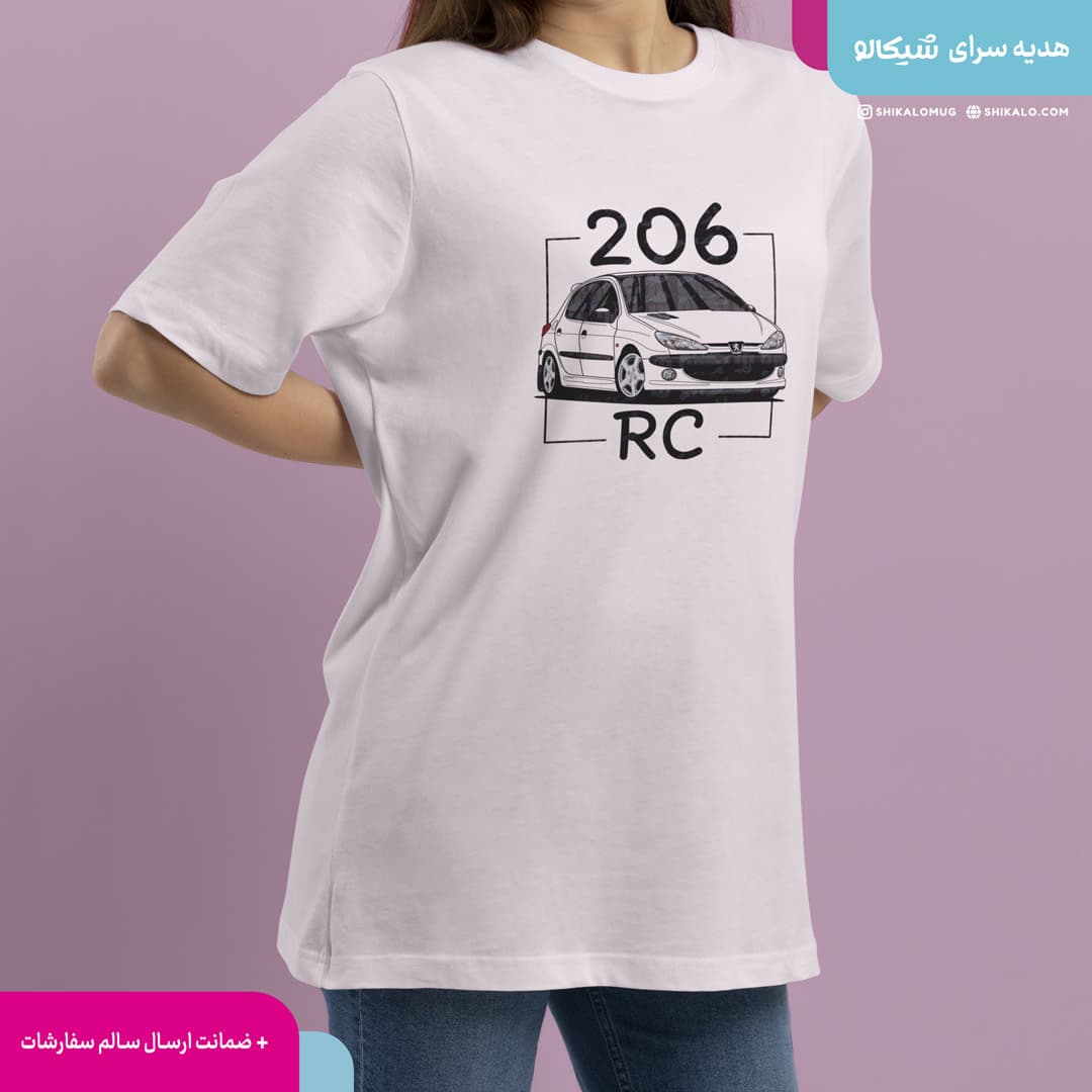 تیشرت پژو 206 آر سی — تصویر ۴