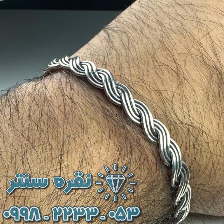 خلخال تمام نقره 925 عیار — تصویر ۳